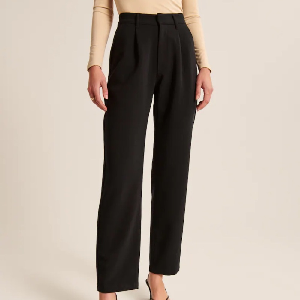 Tailored menswear dad pants
